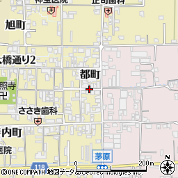 奈良県御所市都町周辺の地図