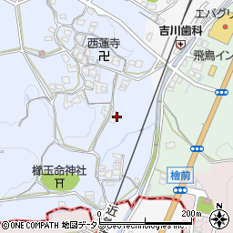 奈良県高市郡明日香村真弓1474周辺の地図