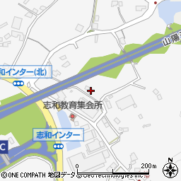 広島県東広島市志和町冠109周辺の地図