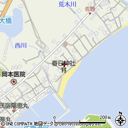 兵庫県淡路市佐野1685周辺の地図
