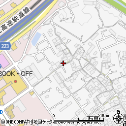 大阪府和泉市万町554周辺の地図