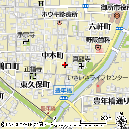 奈良県御所市1286周辺の地図