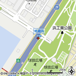 岸和田南入口（下り）周辺の地図
