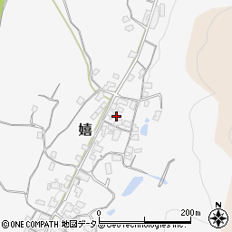 大阪府富田林市嬉105-1周辺の地図