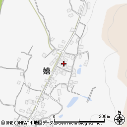 大阪府富田林市嬉105-1周辺の地図