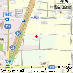 奈良県御所市玉手7-6周辺の地図