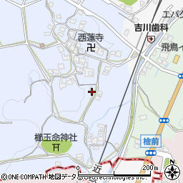 奈良県高市郡明日香村真弓1473-1周辺の地図