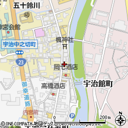 株式会社まる天　内宮前店周辺の地図