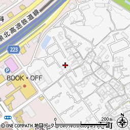 大阪府和泉市万町576-1周辺の地図