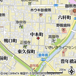 奈良県御所市1234周辺の地図