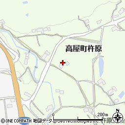 広島県東広島市高屋町杵原589周辺の地図