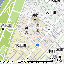 大阪府岸和田市中之浜町9周辺の地図