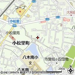 大阪府岸和田市小松里町周辺の地図