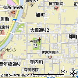 奈良県御所市大橋通り周辺の地図