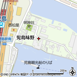 株式会社原木工所　製材部周辺の地図