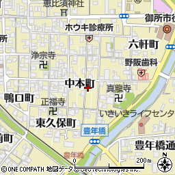 奈良県御所市1261周辺の地図