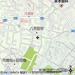 大阪府岸和田市小松里町1228周辺の地図