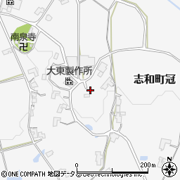 広島県東広島市志和町冠915周辺の地図