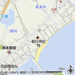 兵庫県淡路市佐野1678周辺の地図