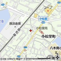 大阪府岸和田市小松里町199周辺の地図