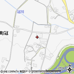 広島県東広島市志和町冠597周辺の地図