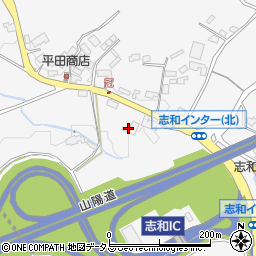 広島県東広島市志和町冠257周辺の地図