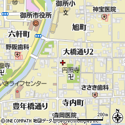 奈良県御所市1432周辺の地図
