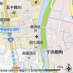 五十鈴川カフェ周辺の地図
