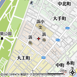 大阪府岸和田市中之浜町8周辺の地図