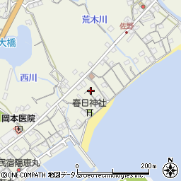 兵庫県淡路市佐野1671周辺の地図