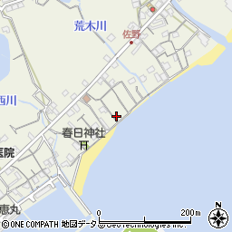 兵庫県淡路市佐野1549周辺の地図