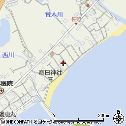 兵庫県淡路市佐野1662周辺の地図