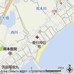 兵庫県淡路市佐野1679周辺の地図