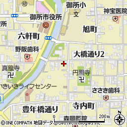 奈良県御所市1408周辺の地図