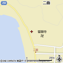 香川県小豆郡小豆島町二面561周辺の地図