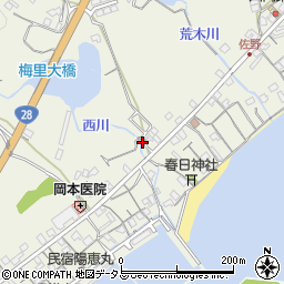 兵庫県淡路市佐野1723周辺の地図