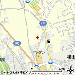 植田塗料株式会社周辺の地図