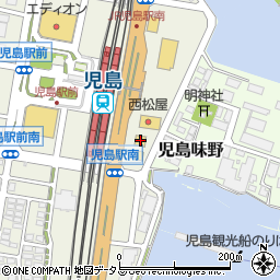 ジョイフル児島駅前店周辺の地図
