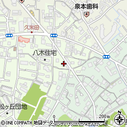 大阪信用金庫久米田支店周辺の地図
