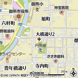 奈良県御所市1508周辺の地図