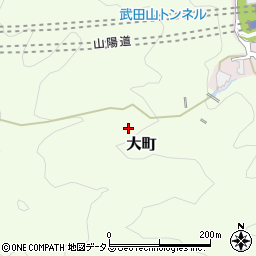 広島県広島市安佐南区大町周辺の地図
