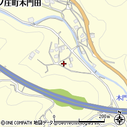 広島県尾道市木ノ庄町木門田1093周辺の地図