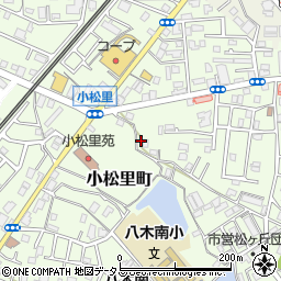 大阪府岸和田市小松里町1188周辺の地図