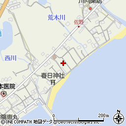 兵庫県淡路市佐野1661周辺の地図