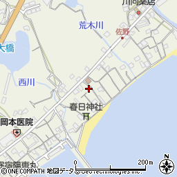 兵庫県淡路市佐野1668周辺の地図