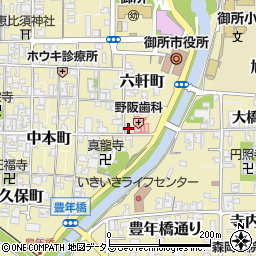 奈良県御所市1381周辺の地図