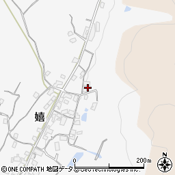 大阪府富田林市嬉77-1周辺の地図