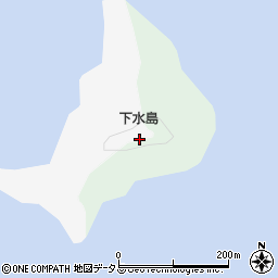 下水島周辺の地図
