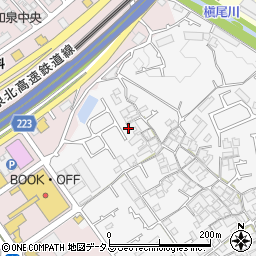 大阪府和泉市万町565周辺の地図