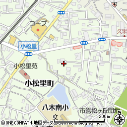 大阪府岸和田市小松里町1194周辺の地図